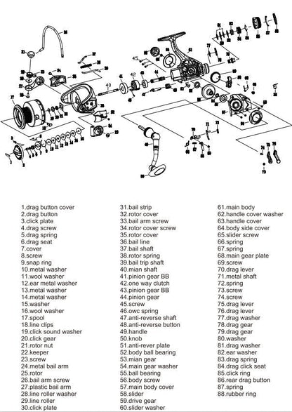 600STS Spinning Reel